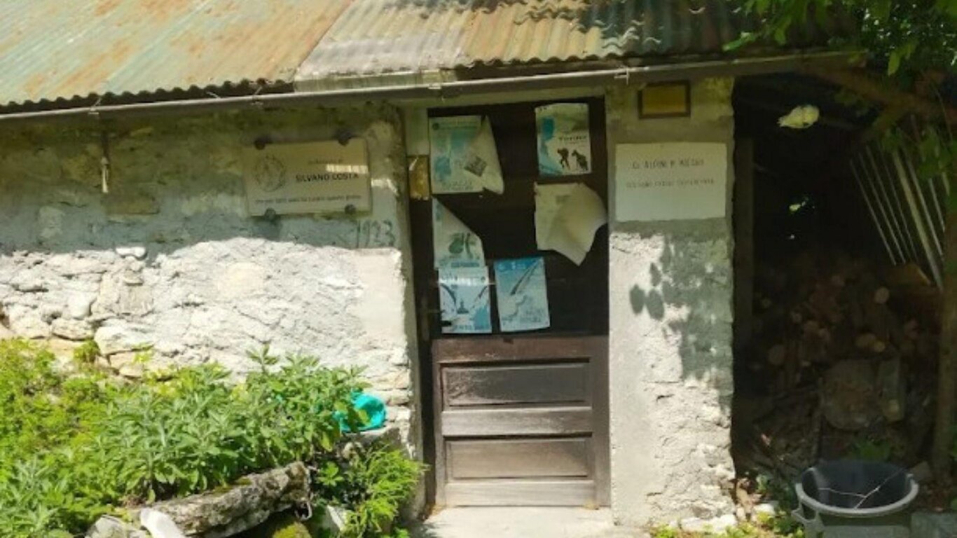Ingresso del rifugio