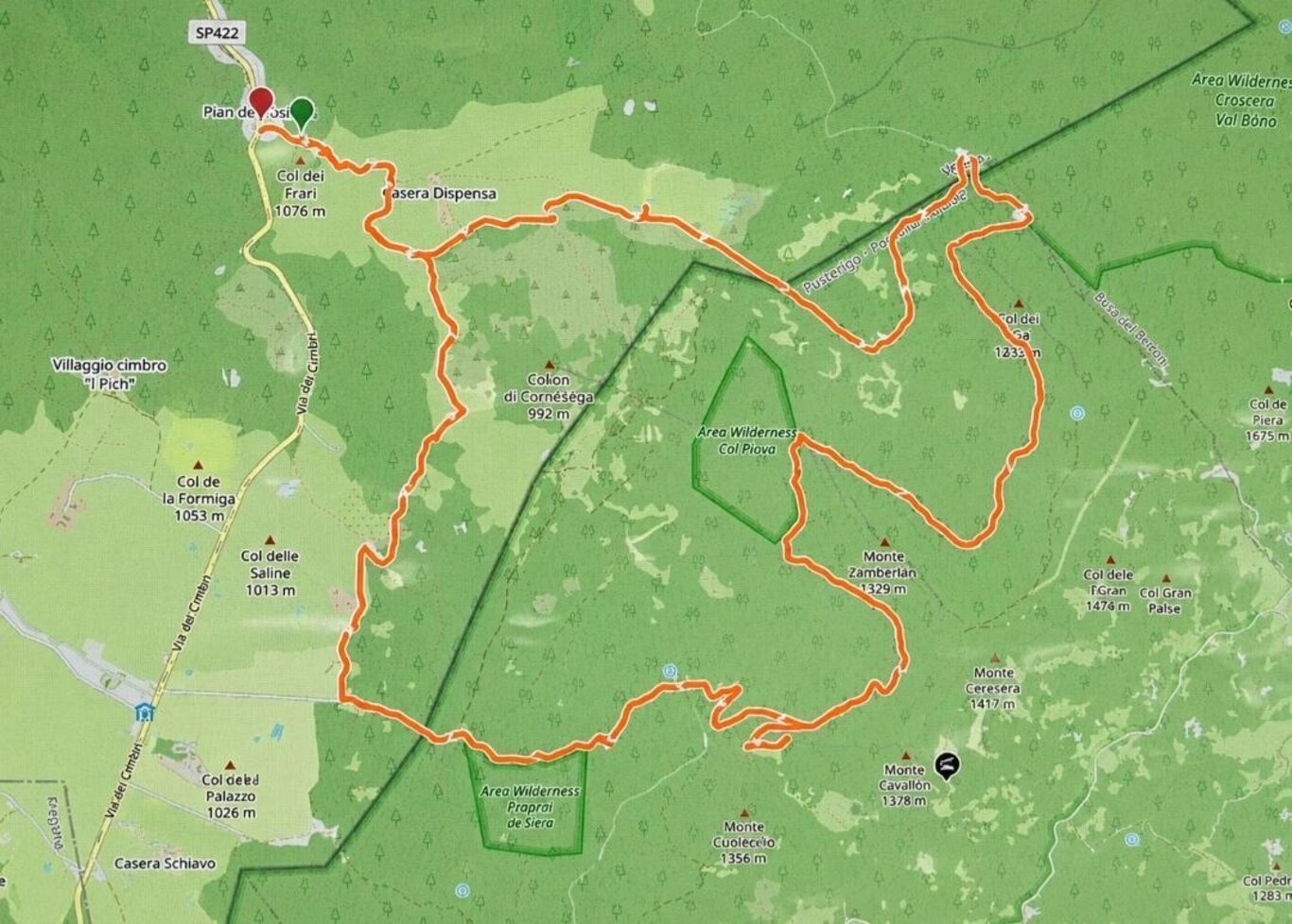 Sentiero Alpago Natura