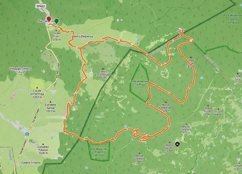 Sentiero Alpago Natura