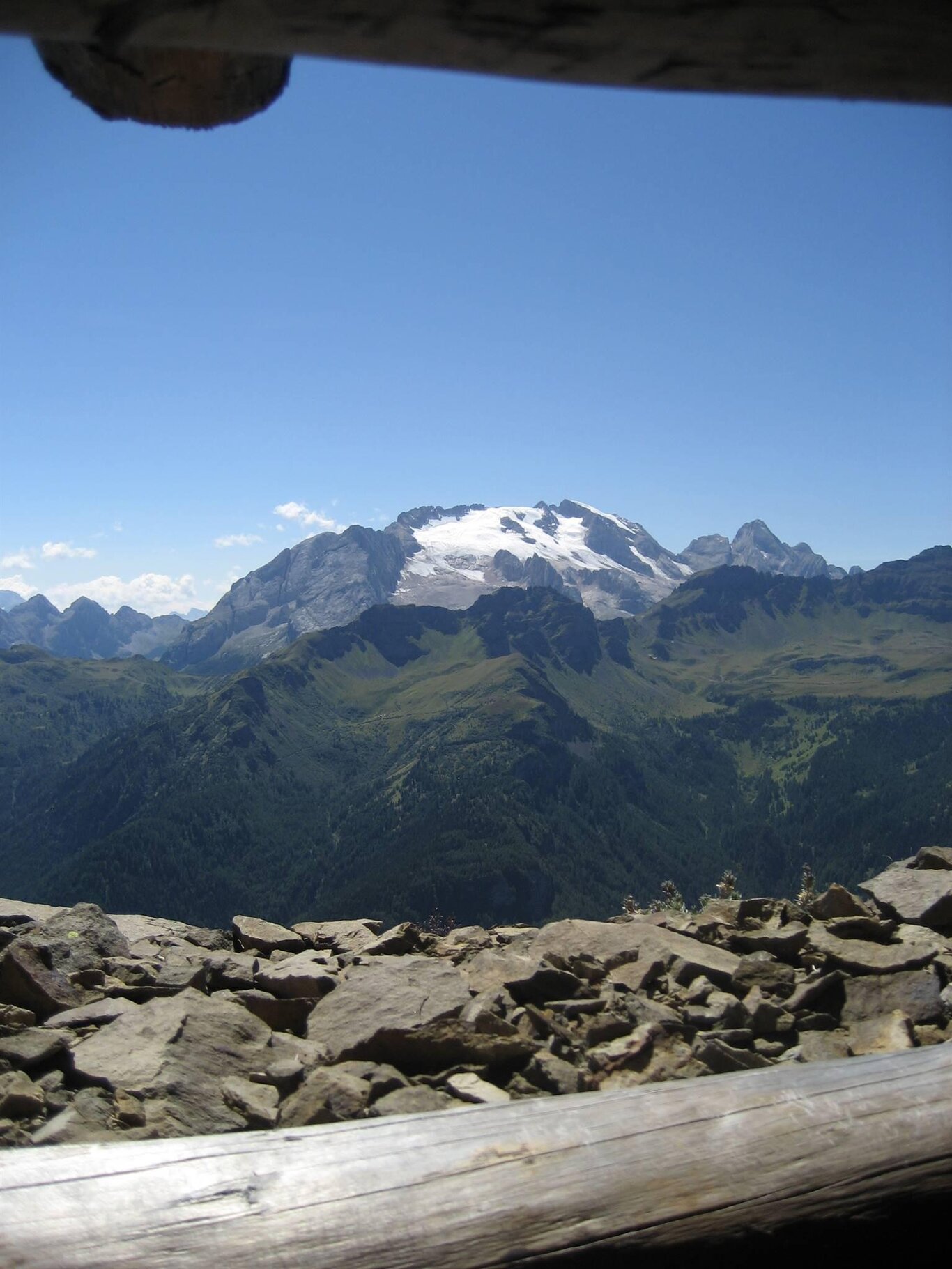 Col di Lana vista su Marmolada