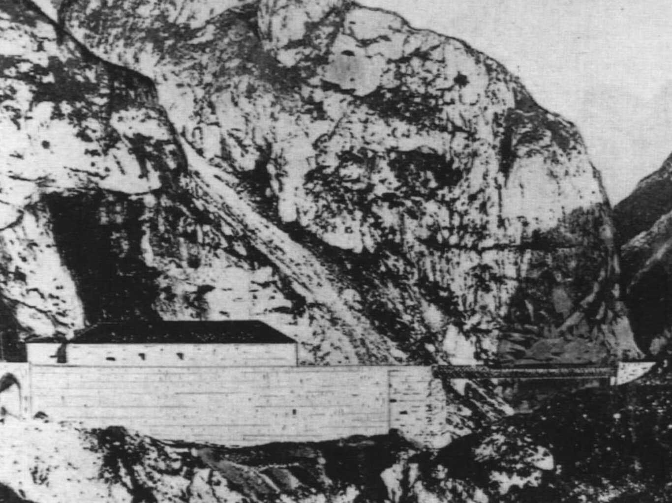 Tagliata di San Martino cartolina. Dolomiti